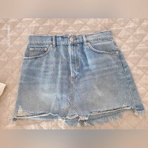 Zara Blue Denim Skirt